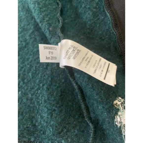 SmartWool Womens XS Hudson Trail Full Zip Fleece Sweater Jacket Hoody Green - Picture 14 of 16